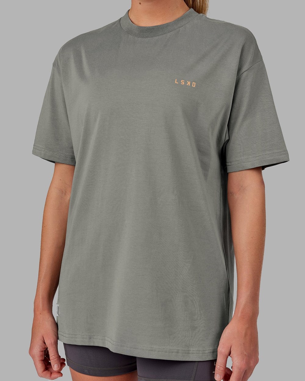 Graphite / Tangerine LSKD VS4 FLXCotton Tee Oversize | FZ9623514