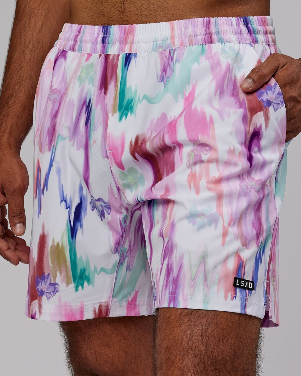 Hyper Floral White LSKD Intensity 7'' Performance Short | IL7301592