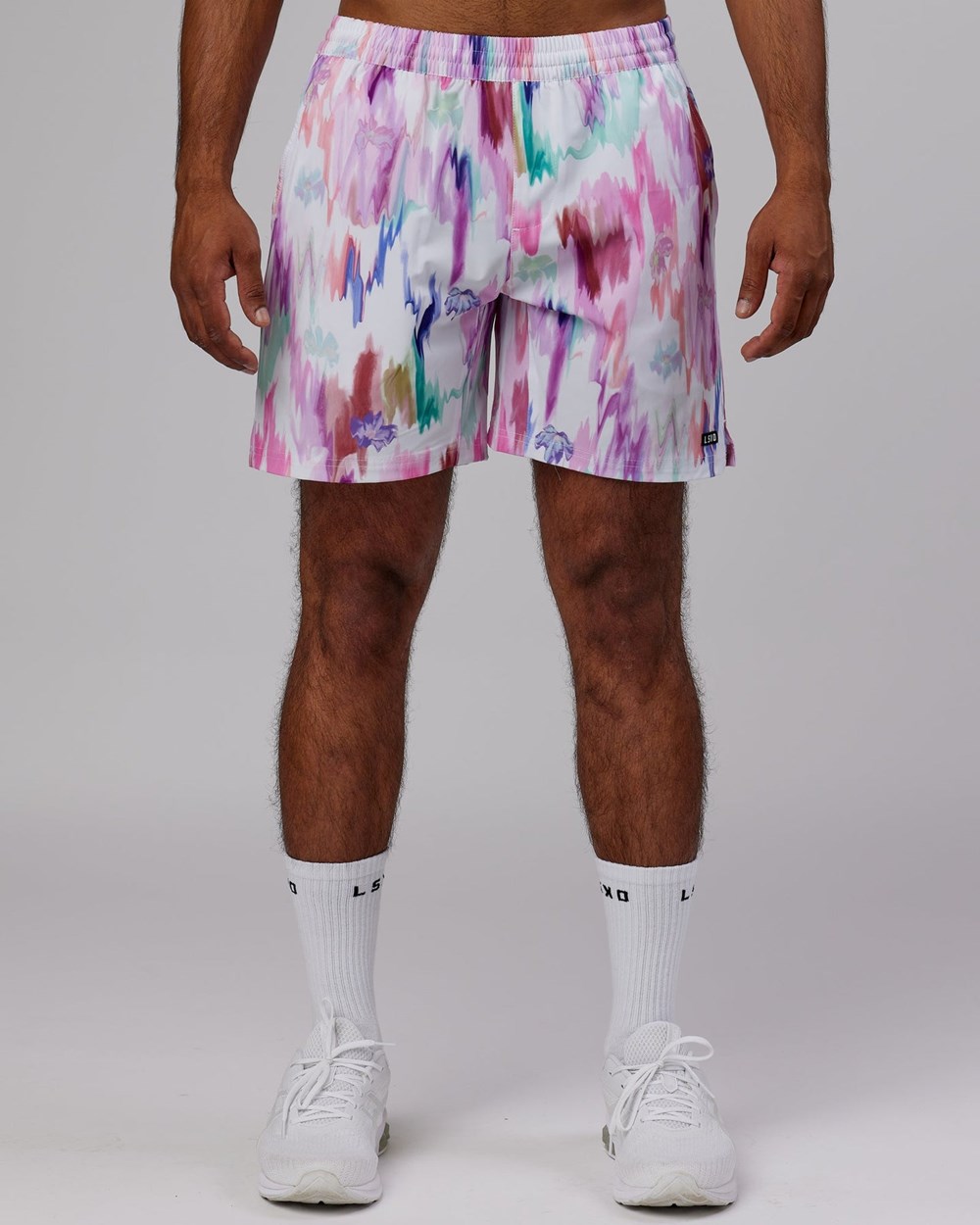 Hyper Floral White LSKD Intensity 7'' Performance Short | IL7301592