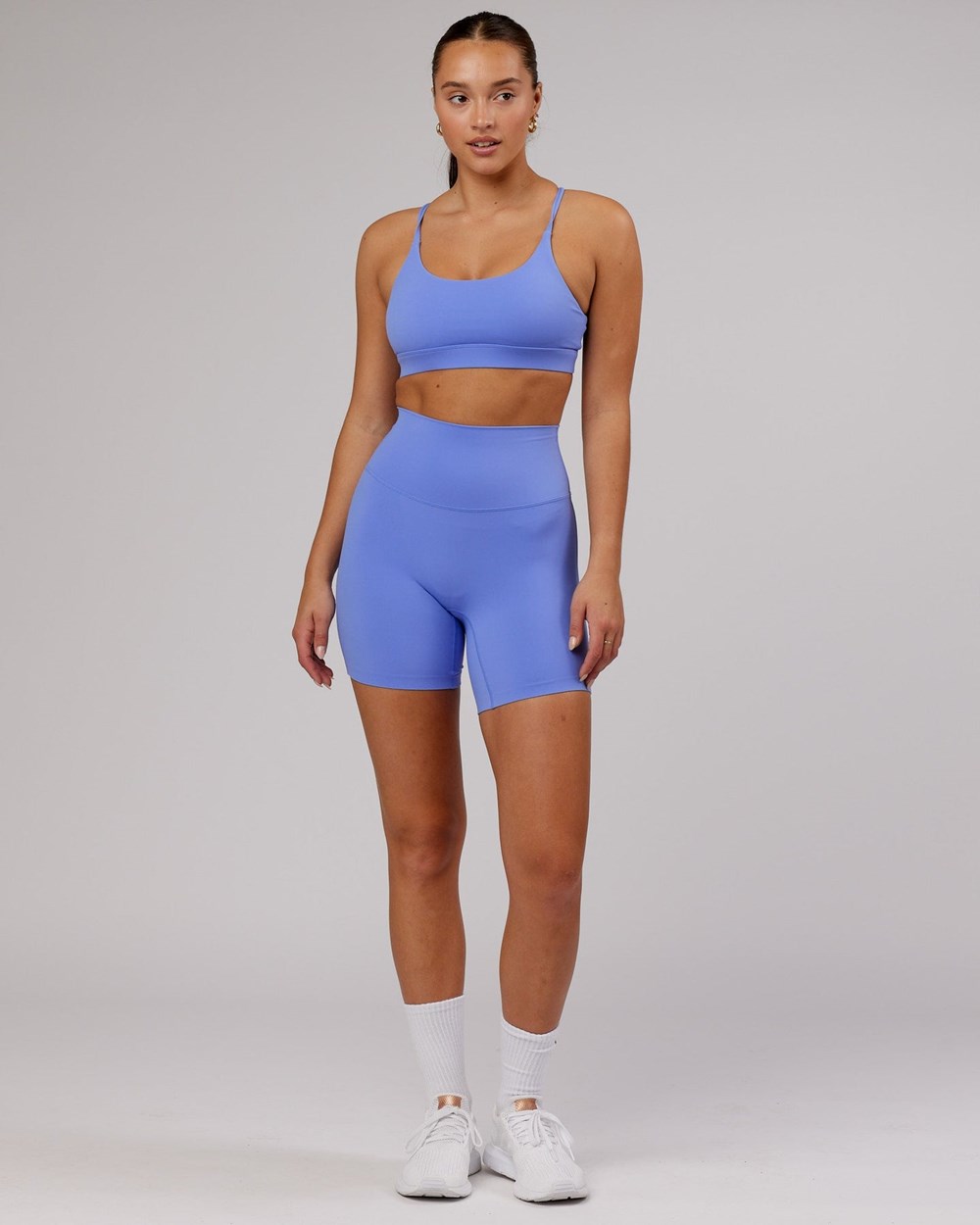 Indulgent Blue LSKD Elixir Mid-Length Bike Short | YX1098762