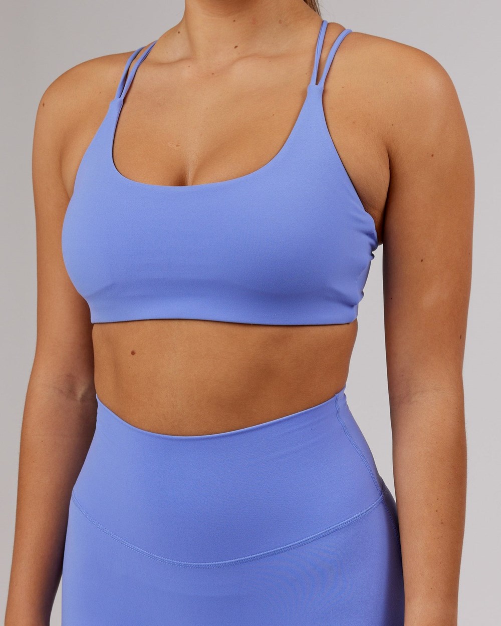 Indulgent Blue LSKD Yin Sports Bra | JA2306987