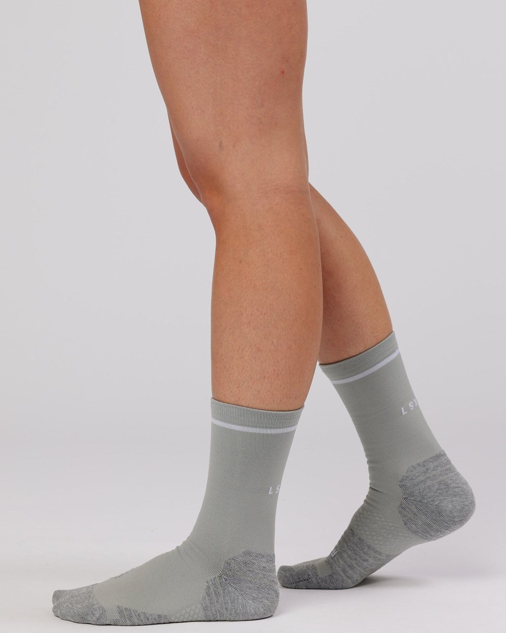 Light Grey Marl LSKD Fast Performance Sock | HJ9458132