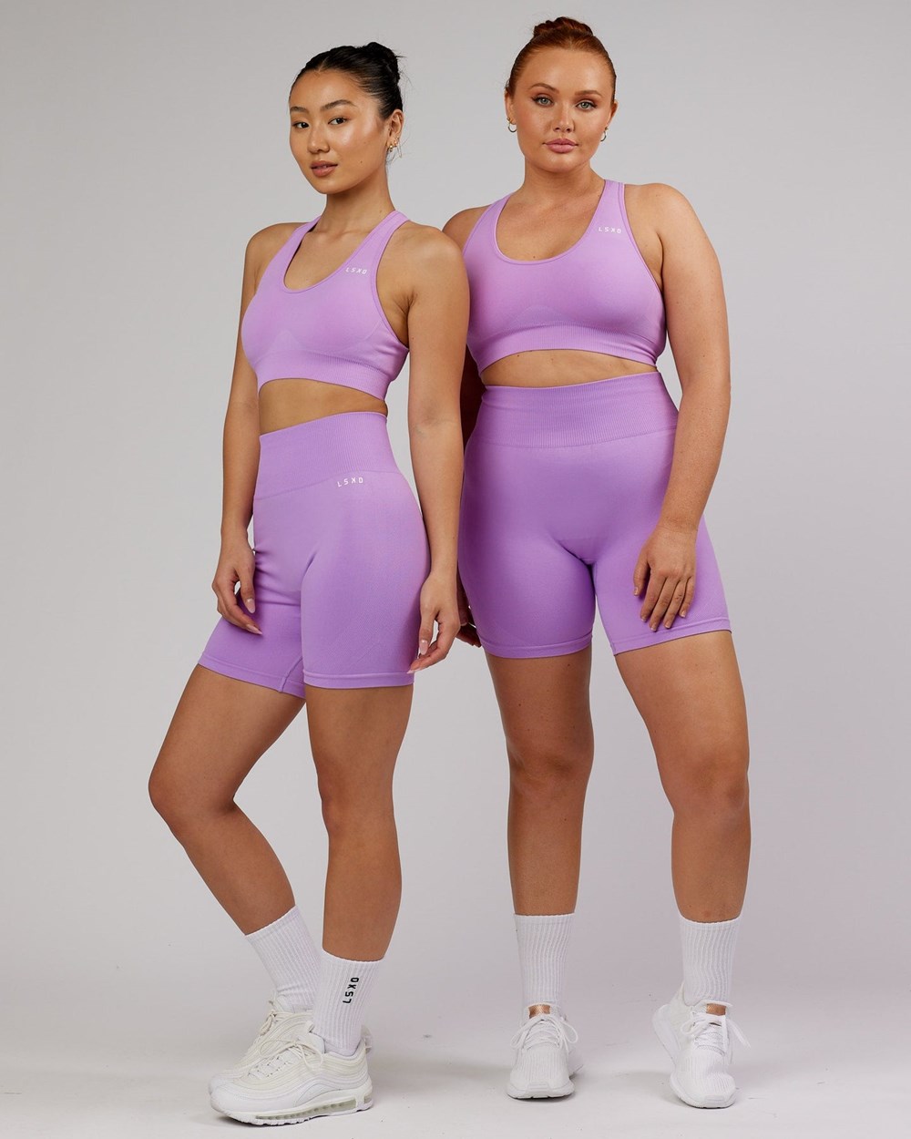 Lilac LSKD Limitless Seamless Mid-Length Bike Short | EF9568423