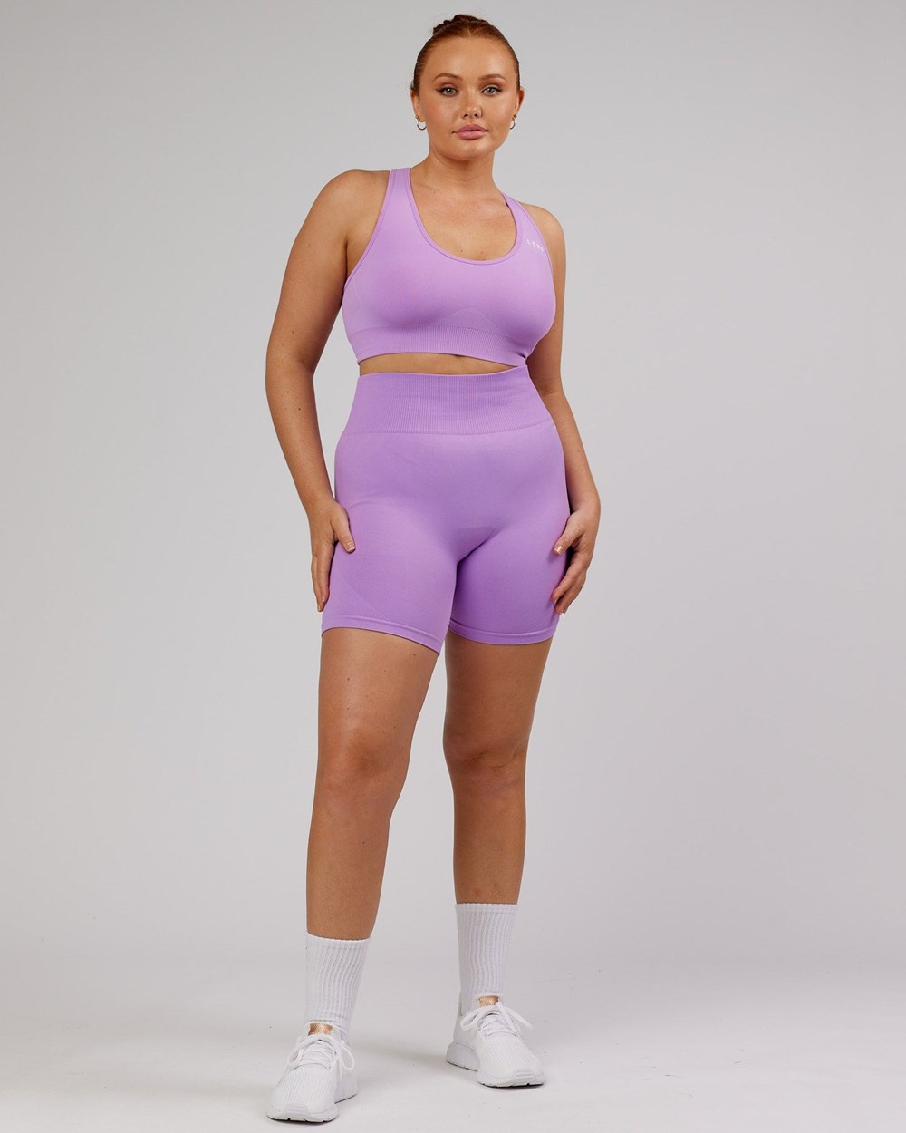 Lilac LSKD Limitless Seamless Mid-Length Bike Short | EF9568423