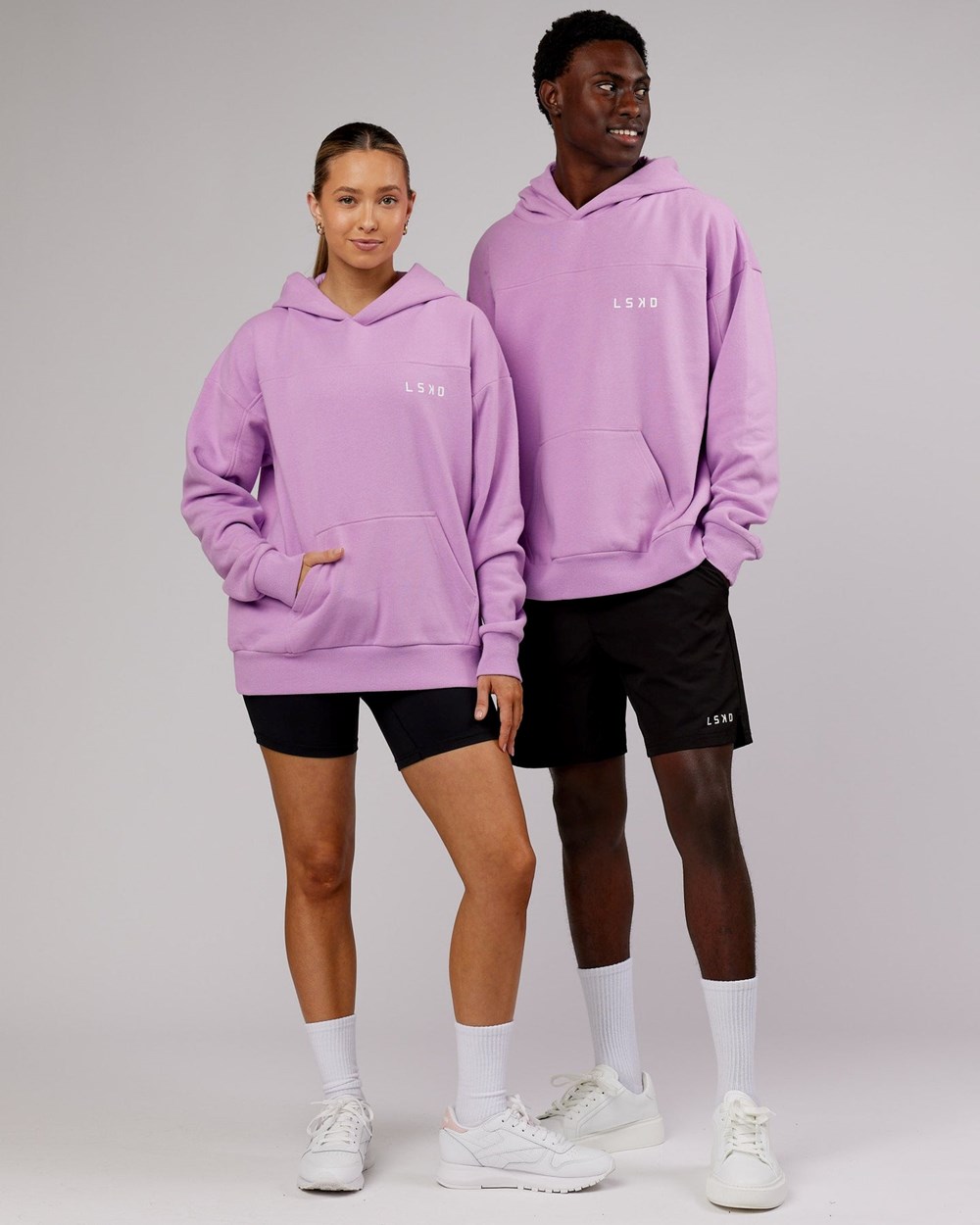 Lilac LSKD Mode Hoodie Oversize | DP1750286