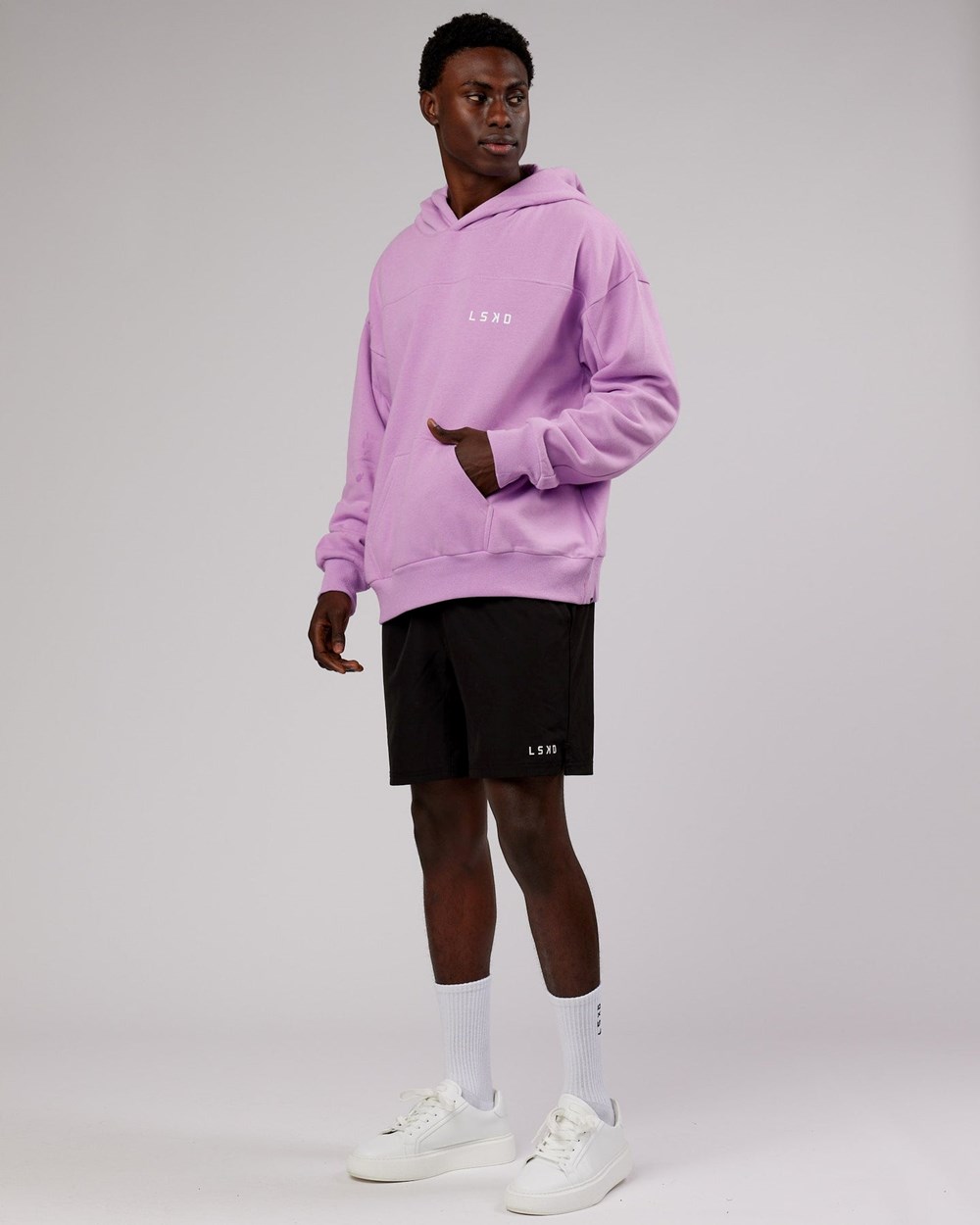 Lilac LSKD Mode Hoodie Oversize | DP1750286