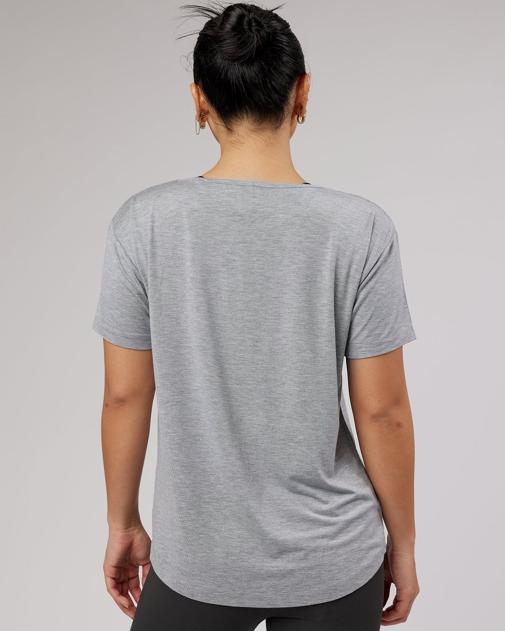 Lt Grey Marl LSKD Air Slouch Tee | TP1062978