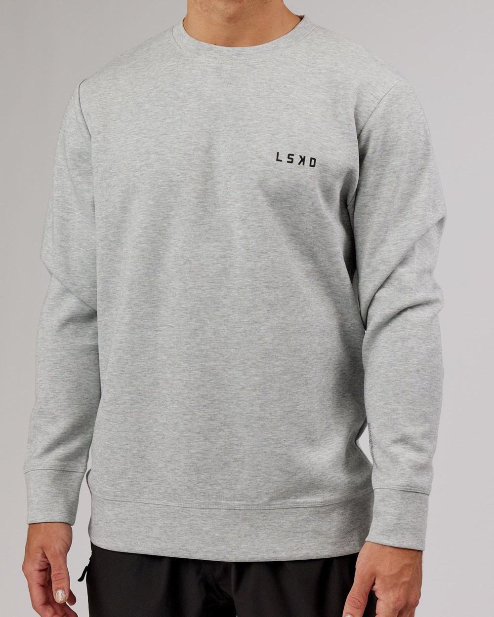 Lt Grey Marl LSKD Athlete ForgedFleece Sweater | DT8940126