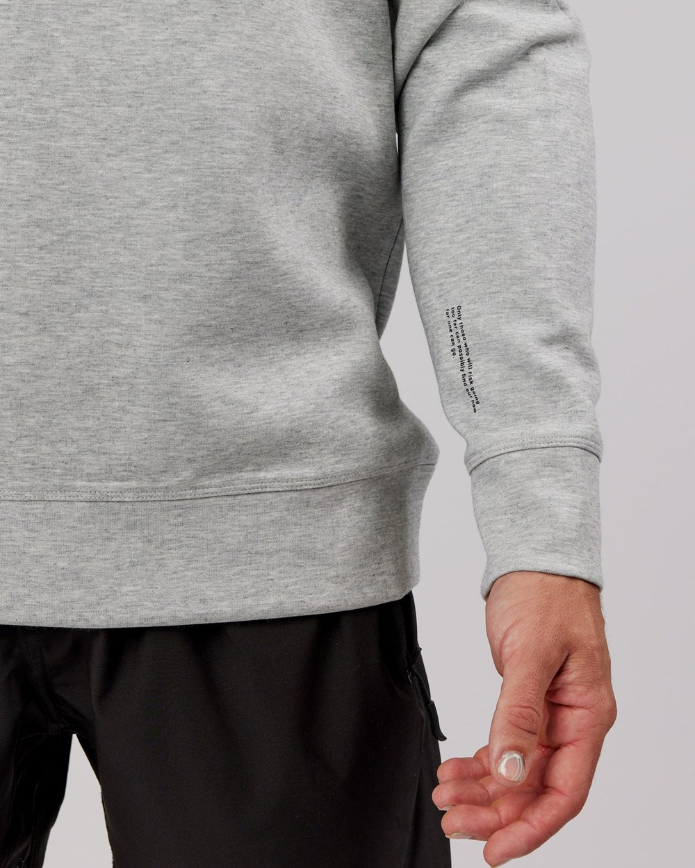 Lt Grey Marl LSKD Athlete ForgedFleece Sweater | DT8940126