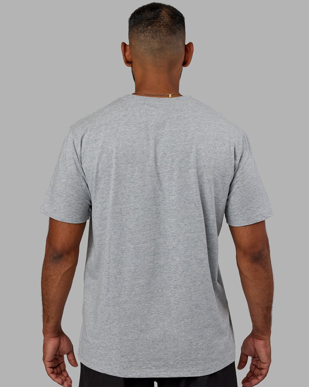 Lt Grey Marl LSKD Base FLXCotton Tee | OH5320481