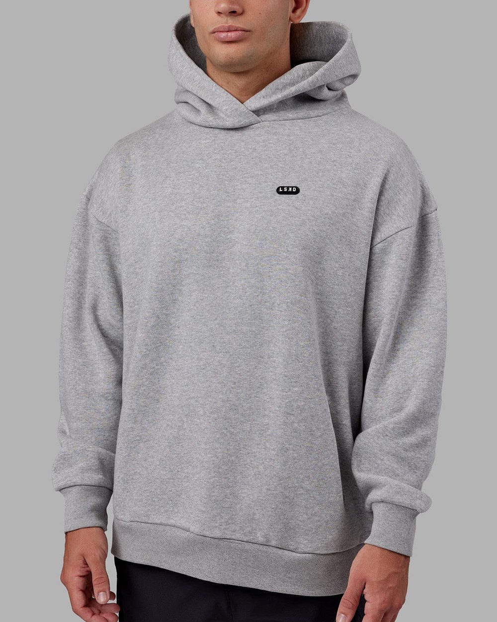 Lt Grey Marl LSKD Capsule Hoodie Oversize | FV9748021