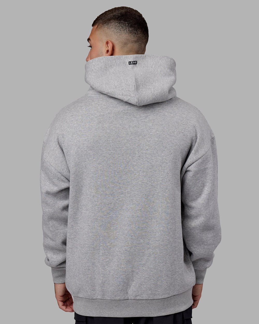 Lt Grey Marl LSKD Capsule Hoodie Oversize | FV9748021