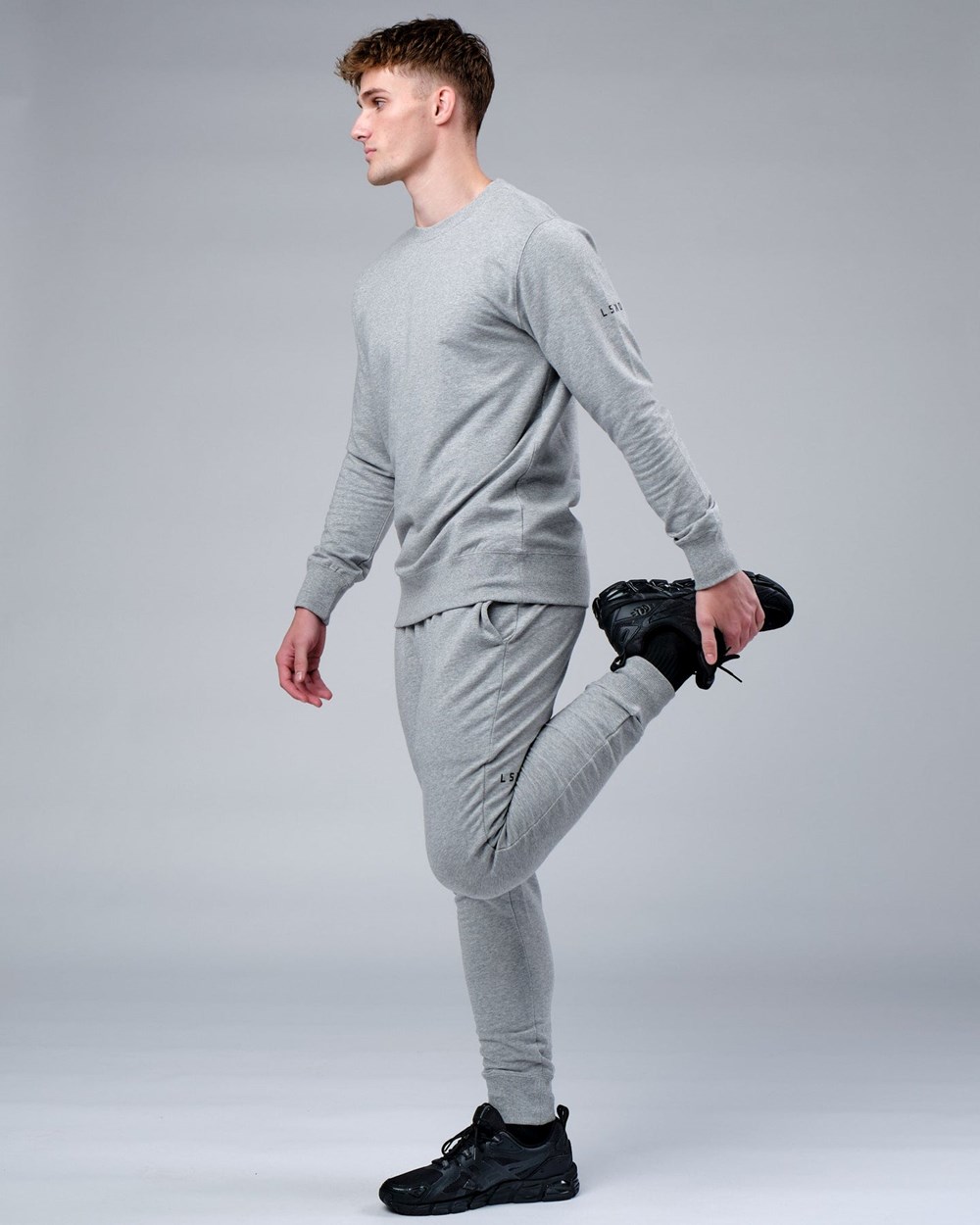 Lt Grey Marl LSKD Rival FLXFleece Jogger | EC0267815