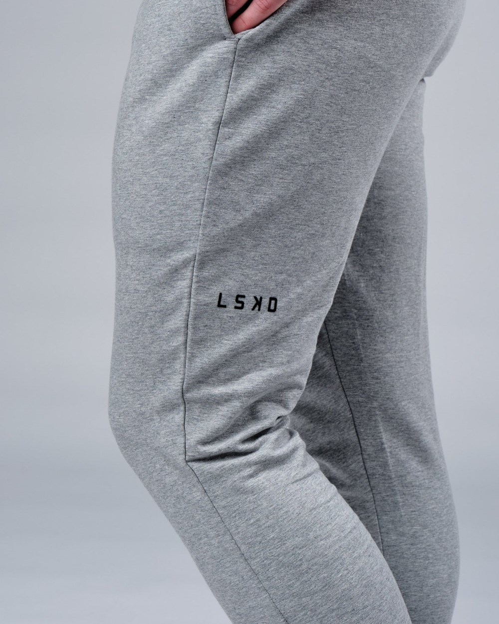 Lt Grey Marl LSKD Rival FLXFleece Jogger | EC0267815