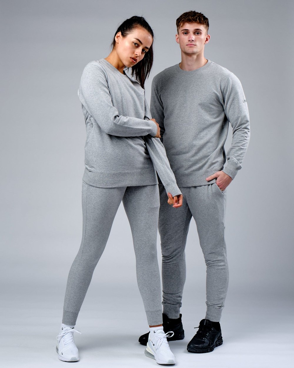 Lt Grey Marl LSKD Rival FLXFleece Jogger | LF1673902