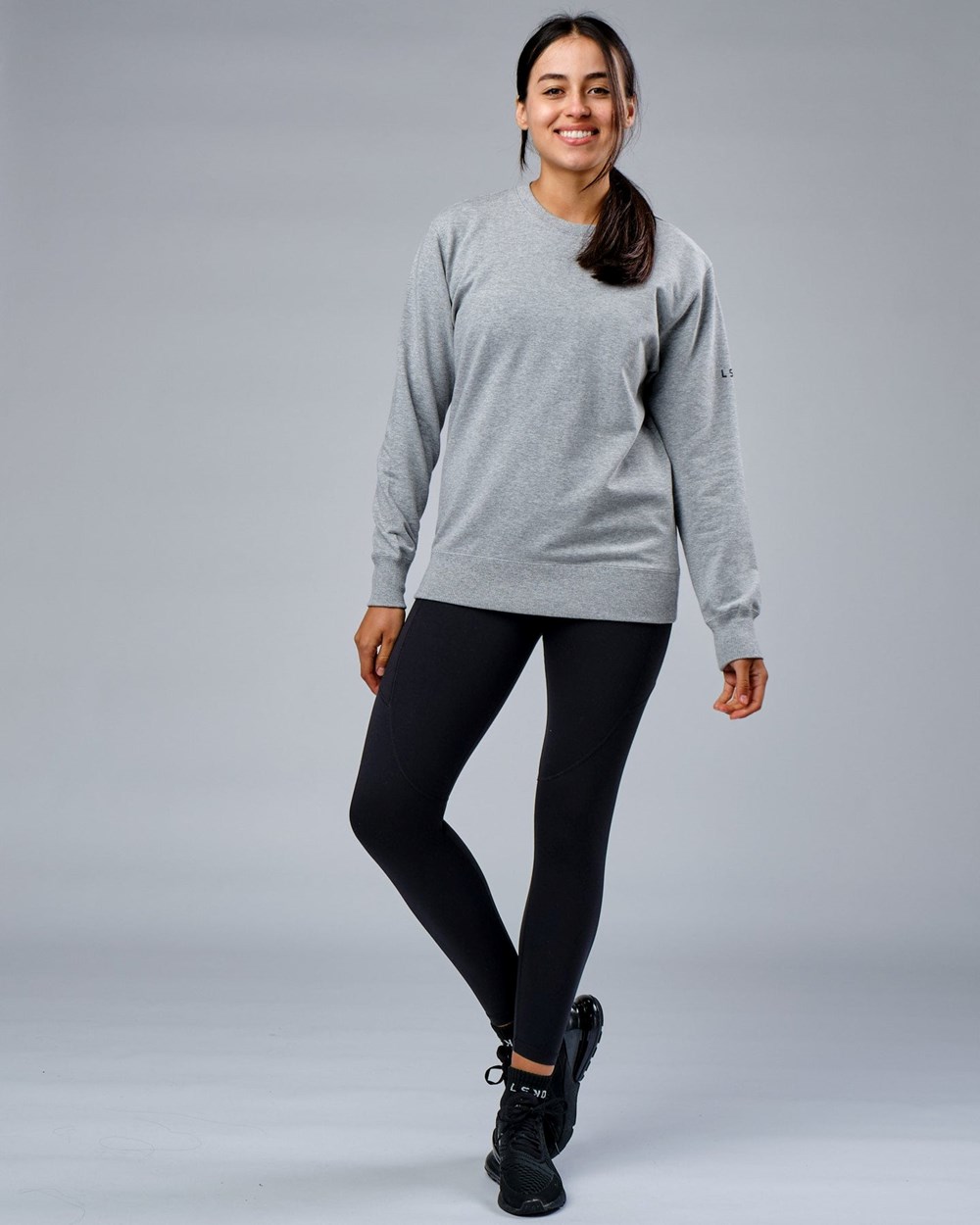 Lt Grey Marl LSKD Rival FLXFleece Training Fit Sweater | JM6714523