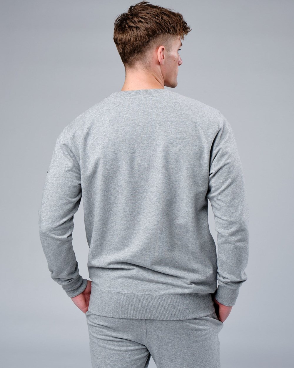 Lt Grey Marl LSKD Rival FLXFleece Training Fit Sweater | WF2408537