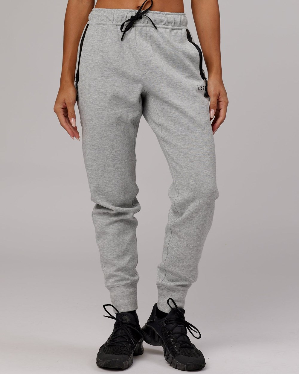 Lt Grey Marl LSKD Womens Athlete ForgedFleece Trackpant | BZ0342971