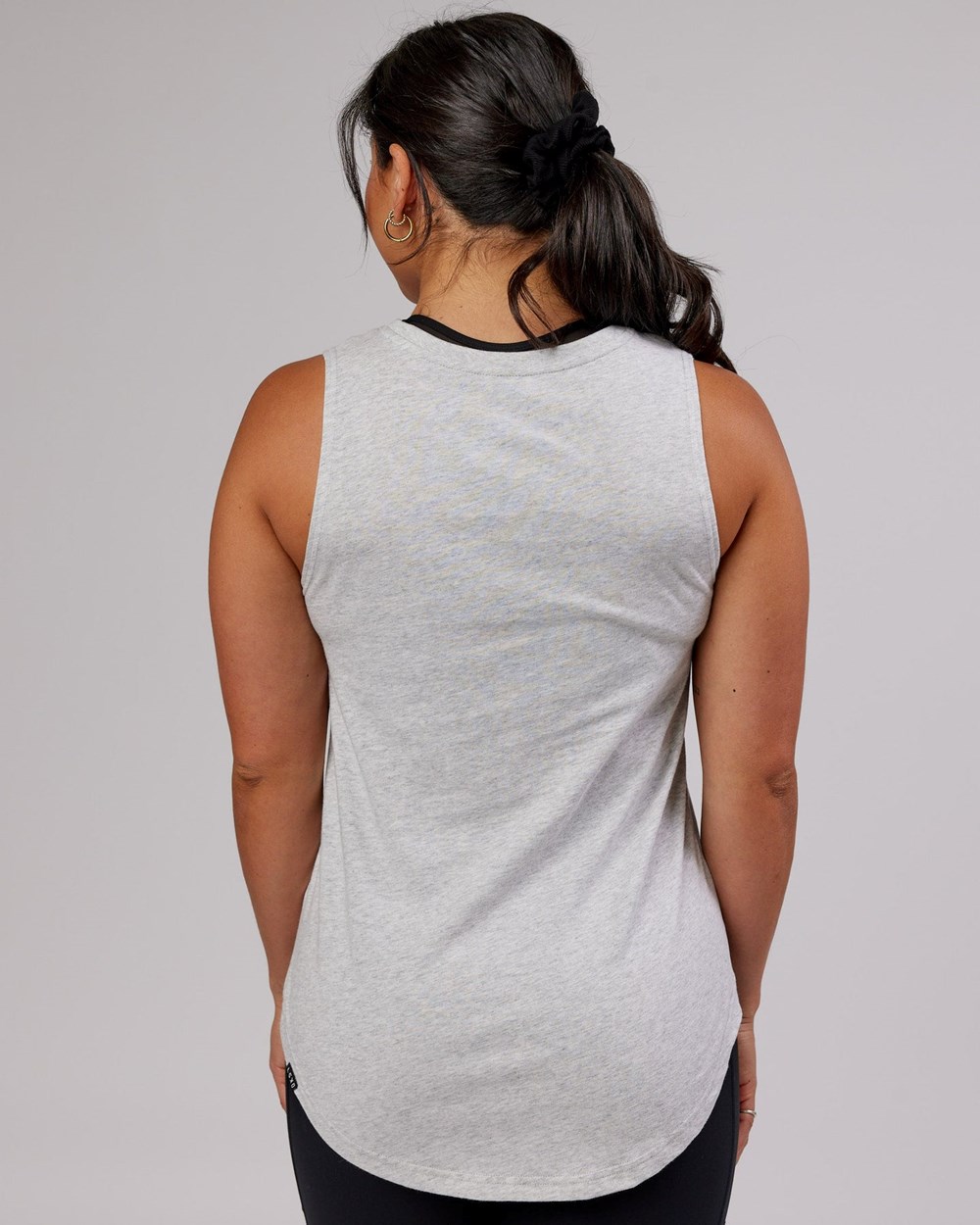 Lt Grey Marl / White LSKD Luna Tank | ED8920374