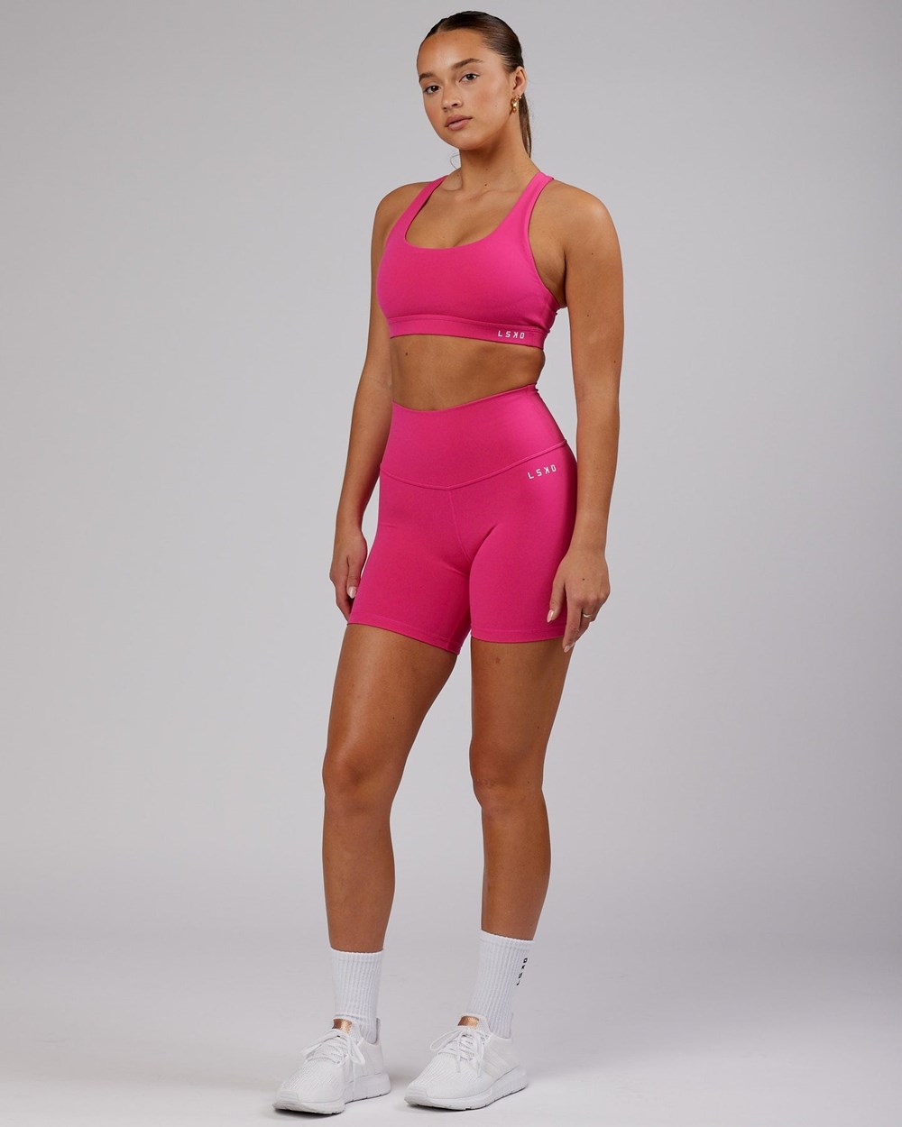 Magenta LSKD Base Mid-Length Bike Short | KG4165970