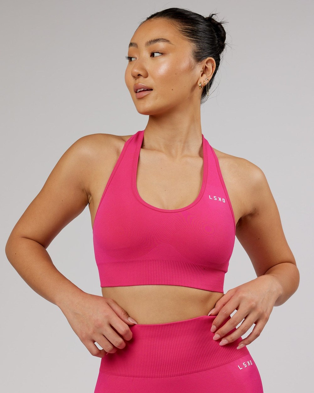 Magenta LSKD Limitless Seamless Sports Bra | DK6849275