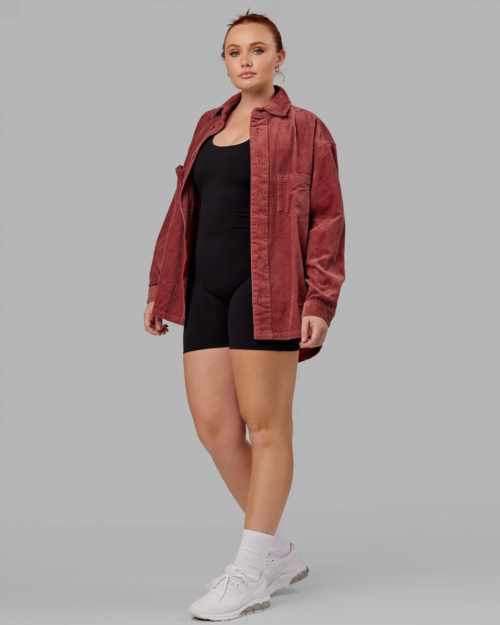 Marsala LSKD Iconic Cord Shacket | UZ8674935