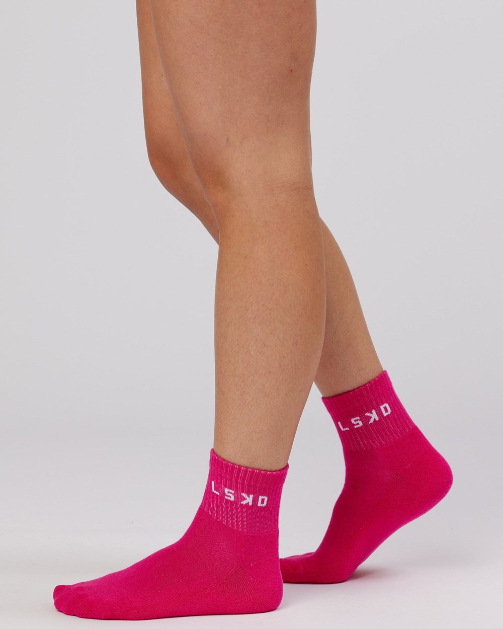 Multi Pink LSKD Daily Quarter Sock 3 Pack | TX2168904