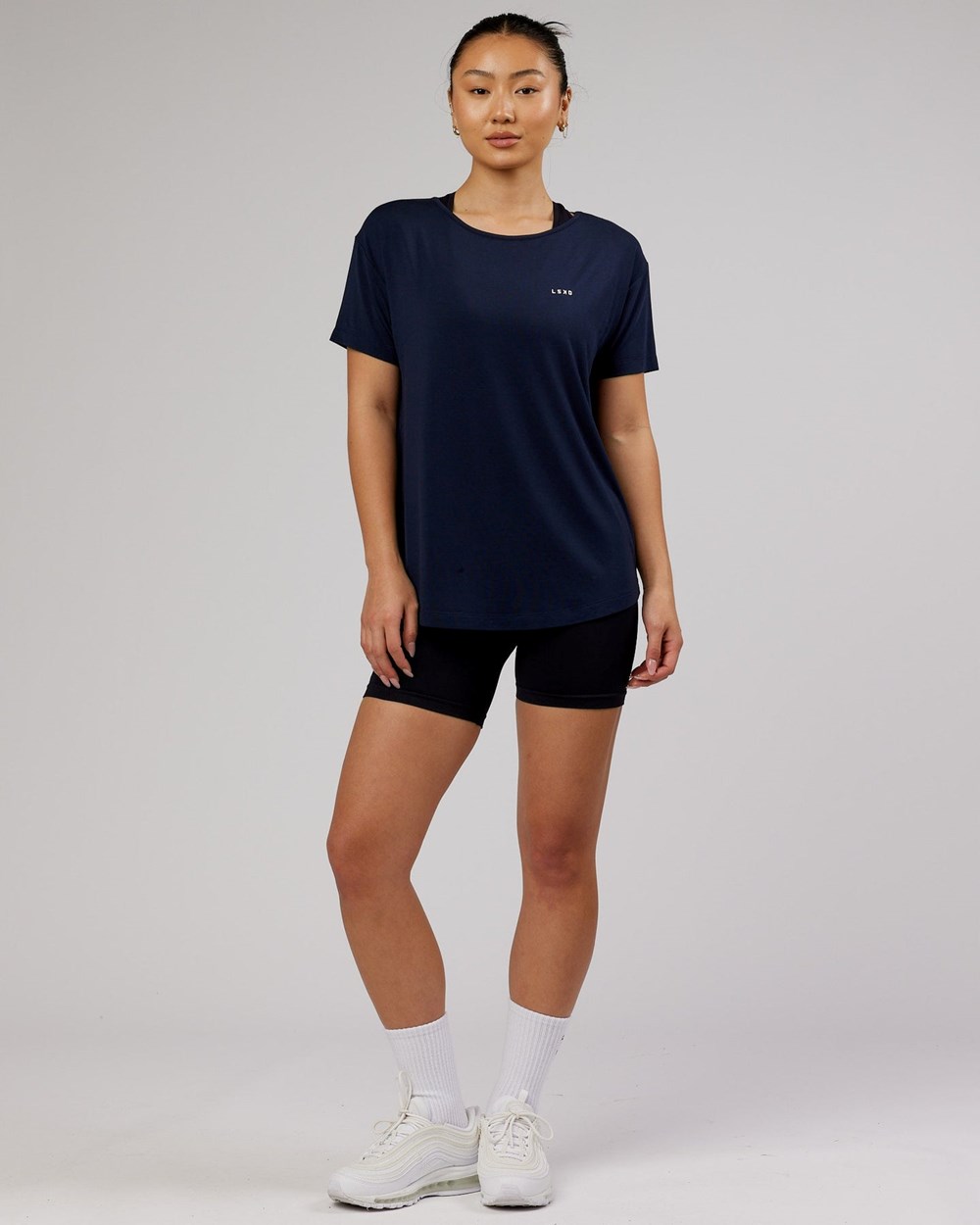 Navy LSKD Air Slouch Tee | YR1854362