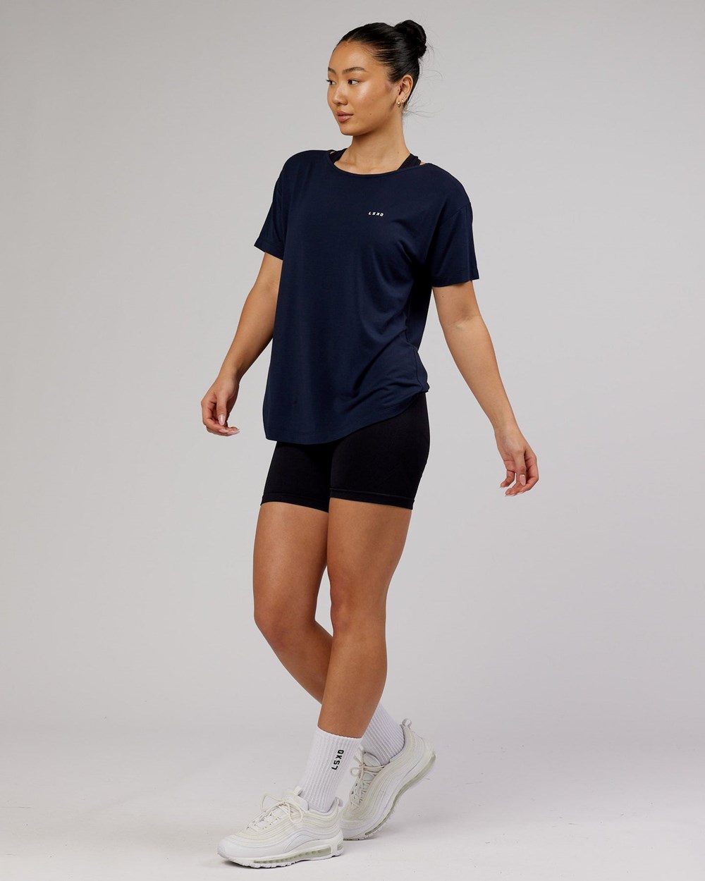 Navy LSKD Air Slouch Tee | YR1854362