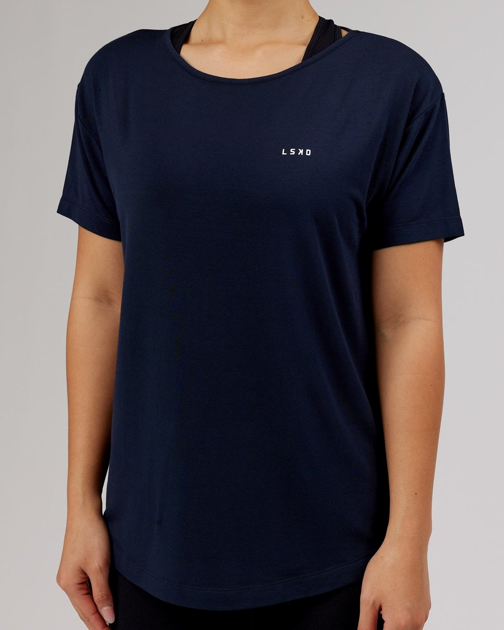 Navy LSKD Air Slouch Tee | YR1854362