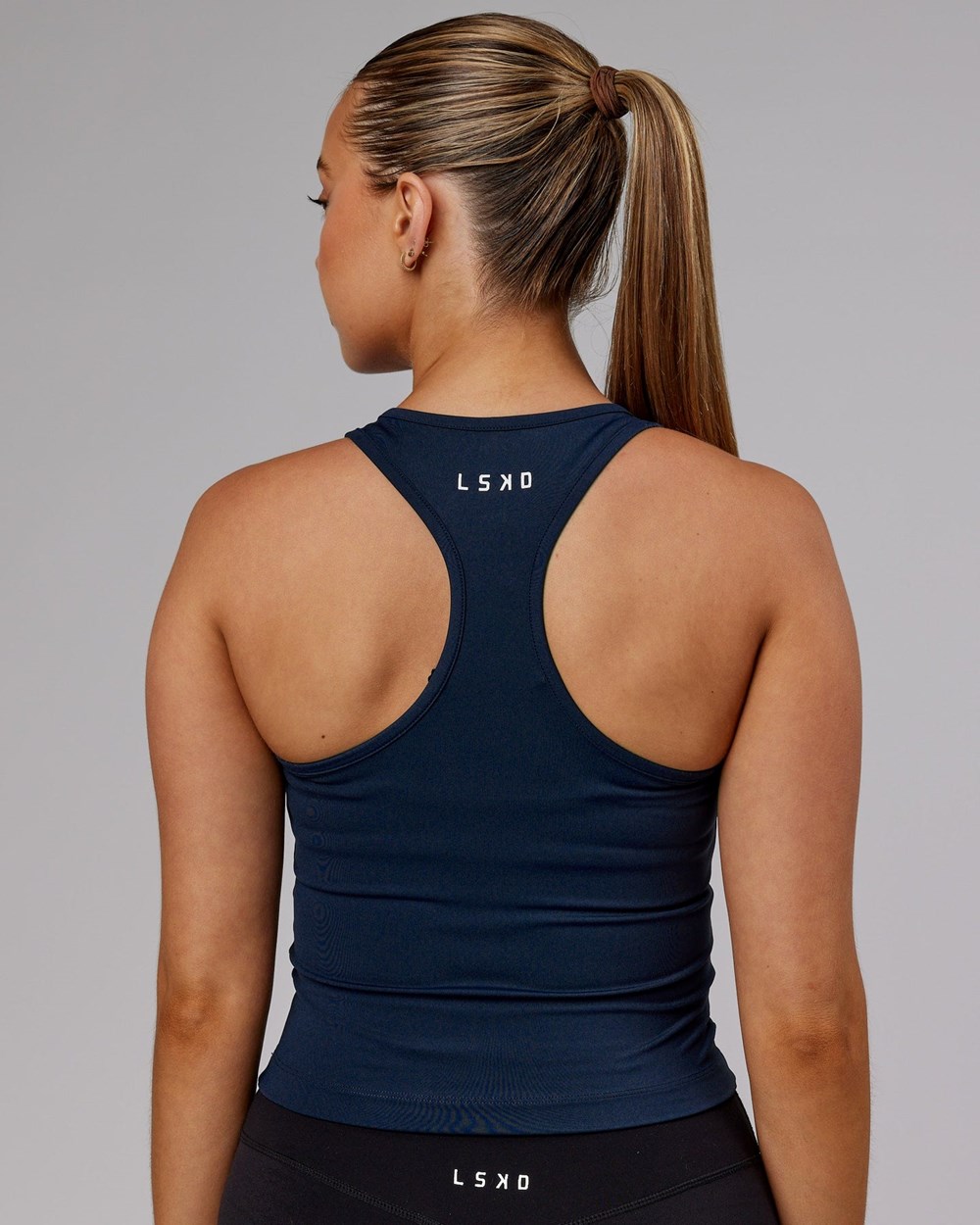 Navy LSKD Flow Racerback Tank | MK6271904