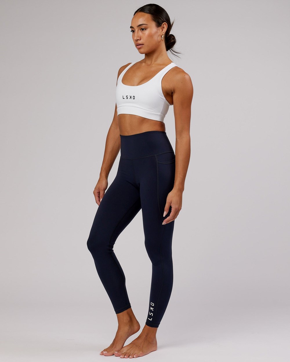 Navy LSKD Flux Full Length Legging | XB2104986