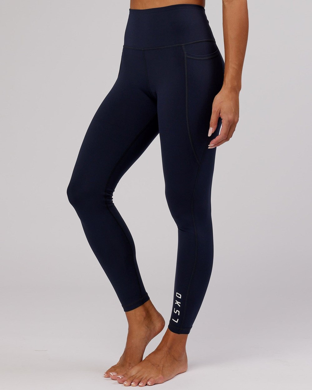 Navy LSKD Flux Full Length Legging | XB2104986