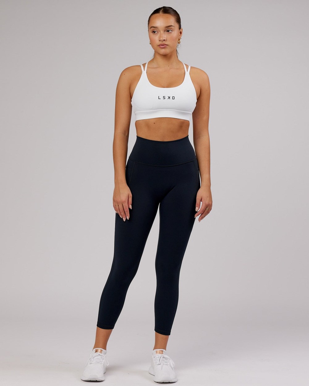 Navy LSKD Fusion 7/8 Length Legging | OV7815942