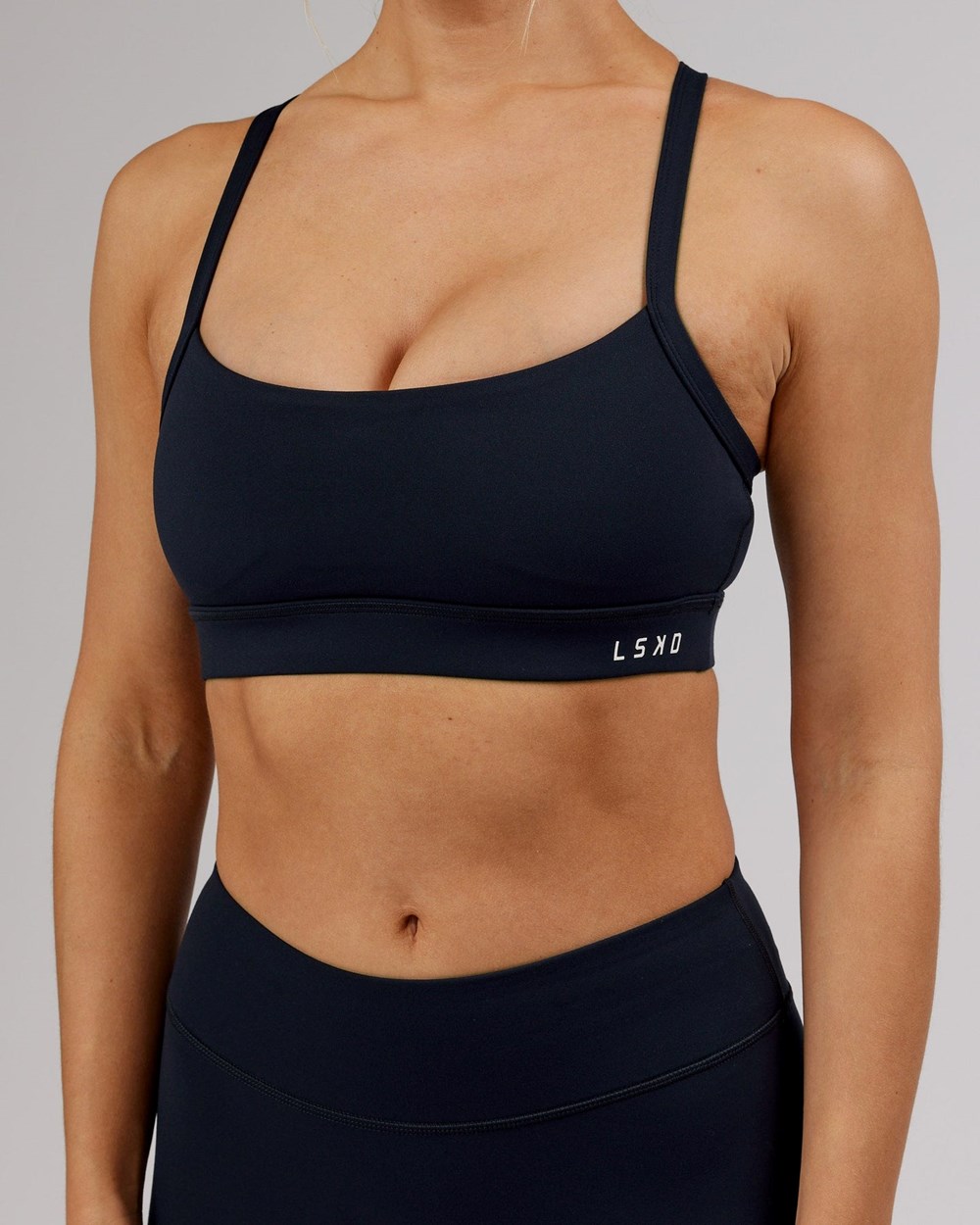 Navy LSKD Momentum Sports Bra | FR6978053