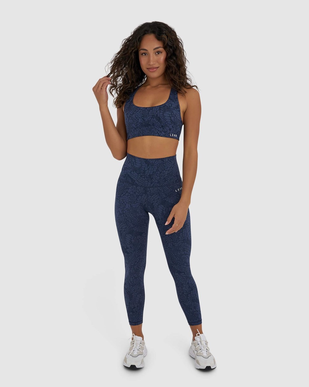 Navy Mamba LSKD Base Sports Bra | JC5619743