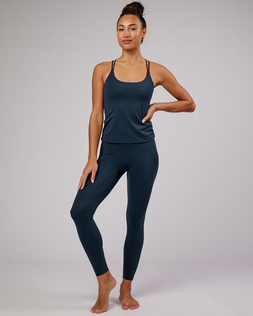 Navy No Logo LSKD Elixir Full Length Legging | HR2673109