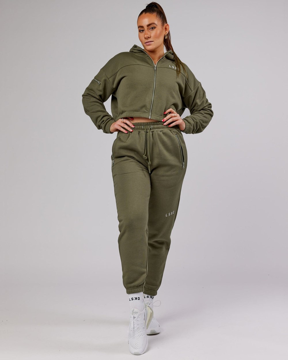 Olive Fade LSKD Becca Jogger | MS2591784