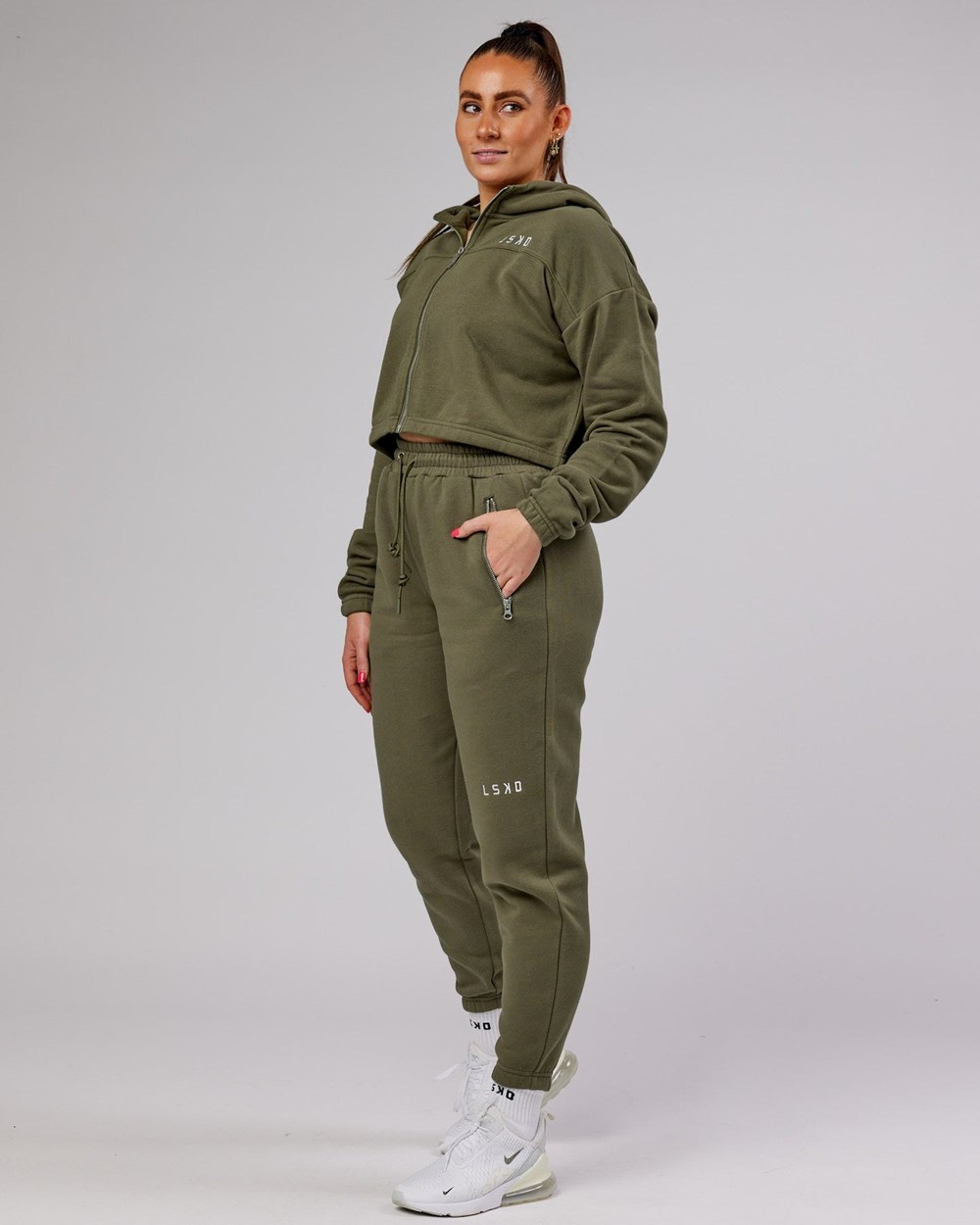 Olive Fade LSKD Becca Jogger | MS2591784