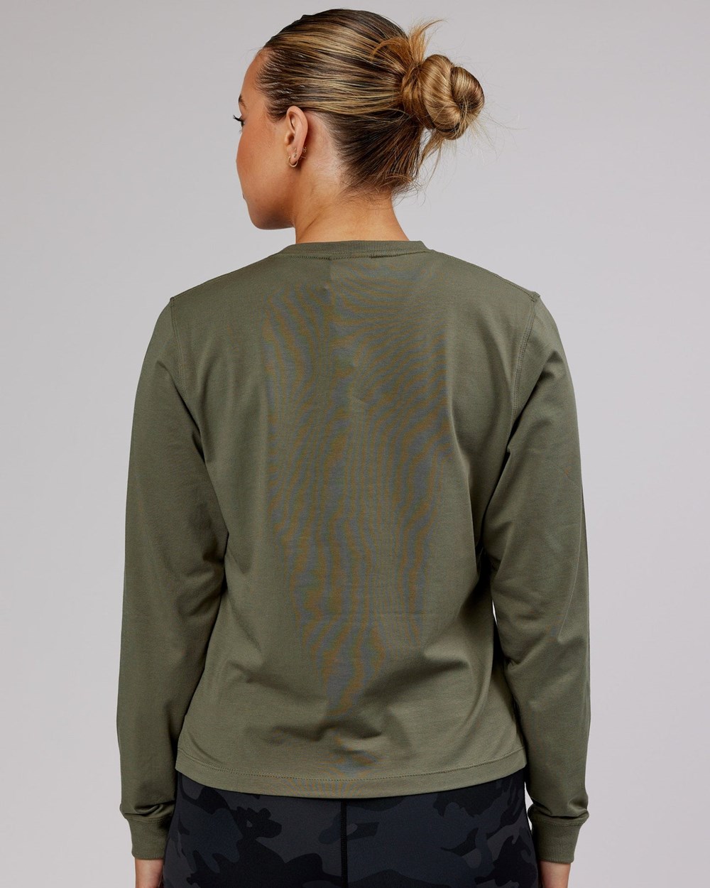 Olive Fade LSKD Deluxe PimaFLX LS Tee | TS1264389