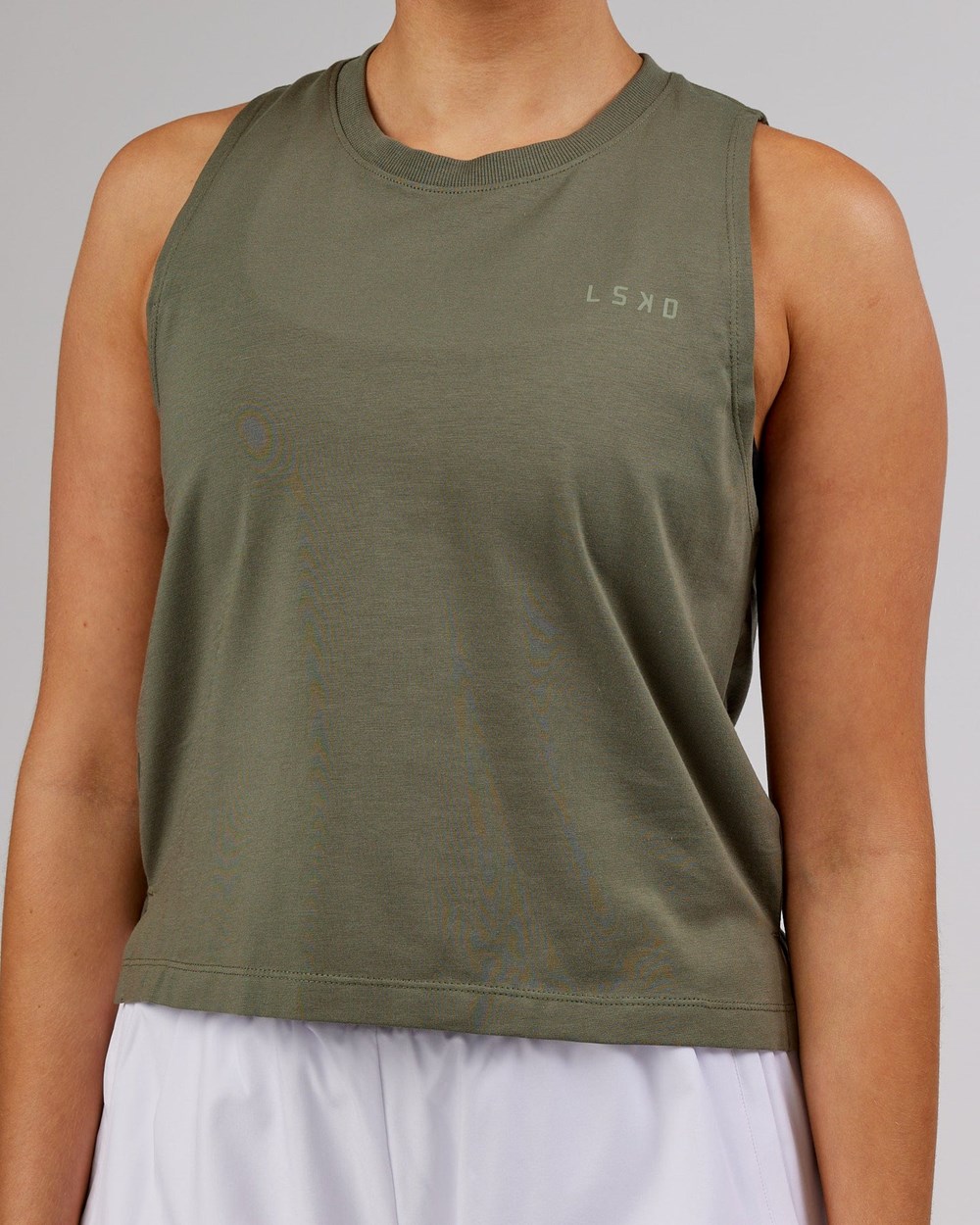 Olive Fade LSKD Deluxe PimaFLX Tank | IU5142390