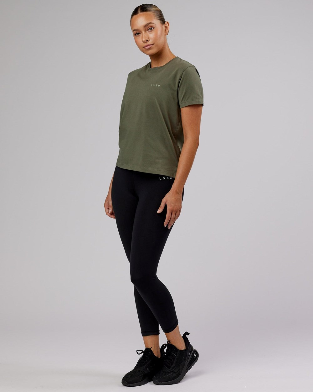 Olive Fade LSKD Deluxe PimaFLX Tee | YR3912457