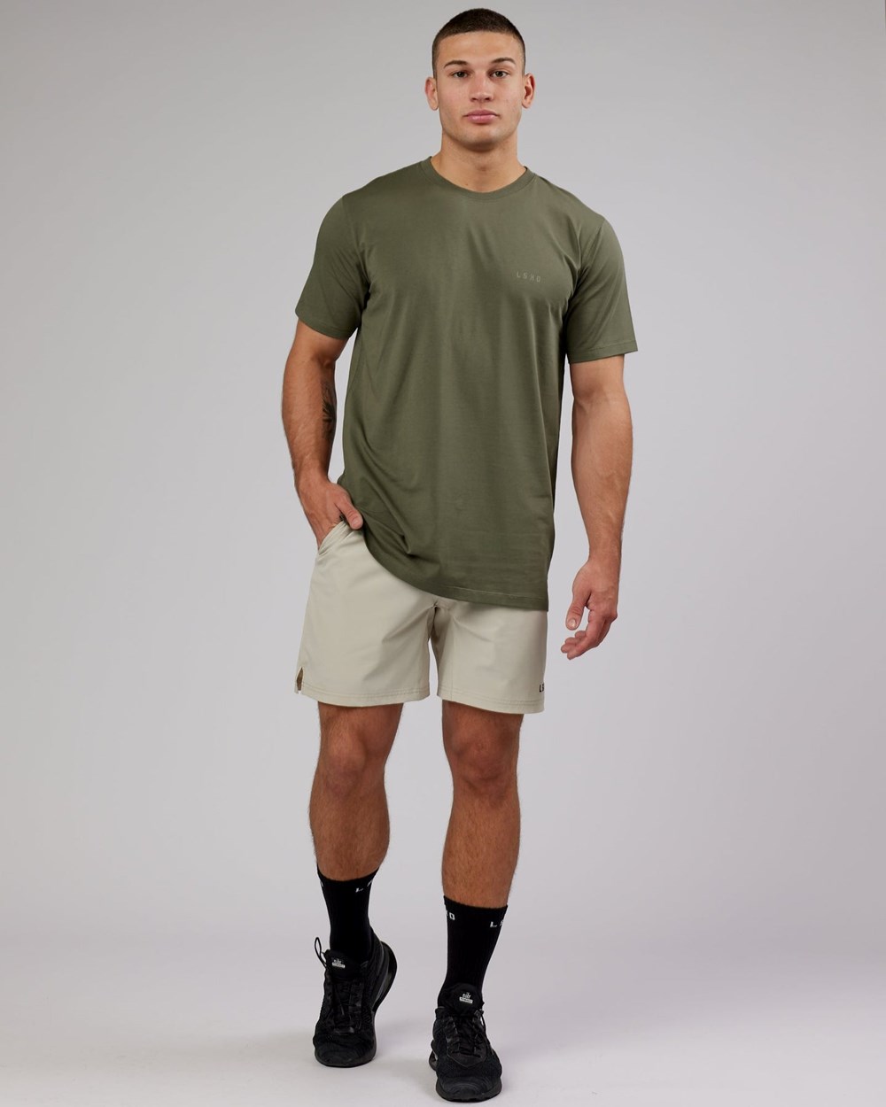 Olive Fade LSKD PimaFLX Tee | NH9534180