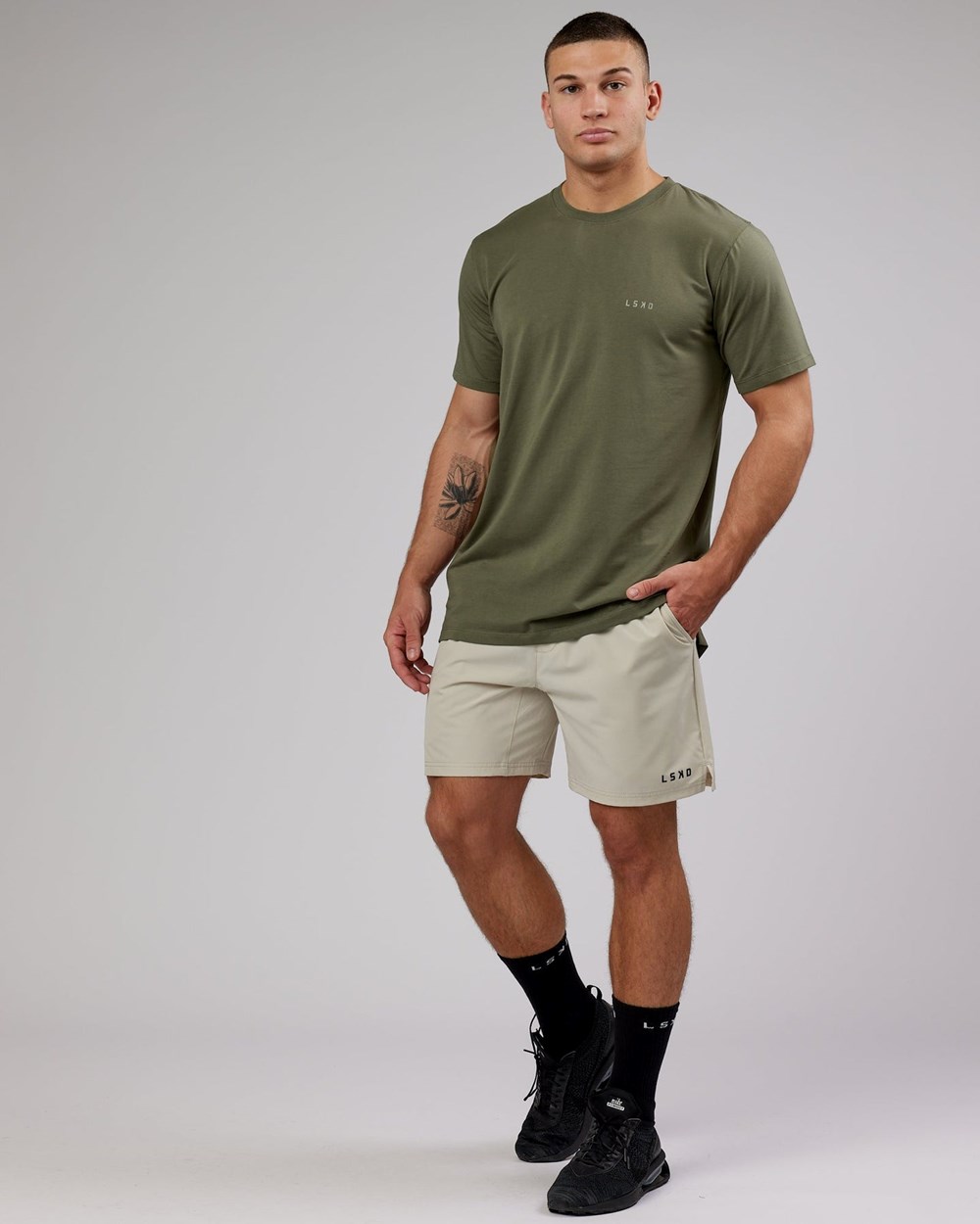 Olive Fade LSKD PimaFLX Tee | NH9534180