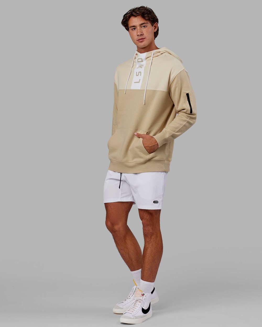 Pale Khaki LSKD Contrary Hoodie Oversize | BL3750469