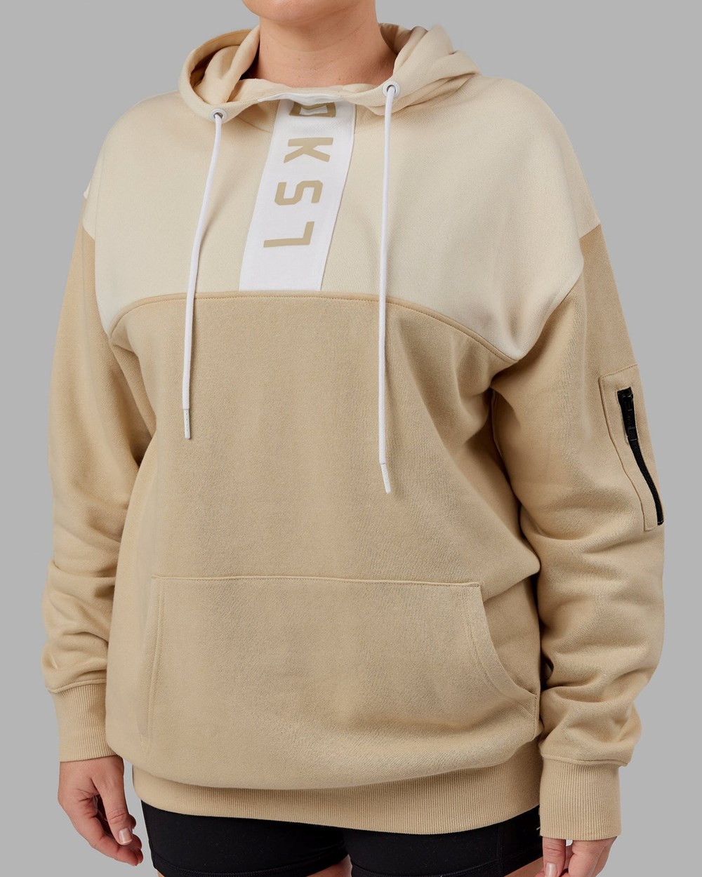 Pale Khaki LSKD Contrary Hoodie Oversize | XV1507923