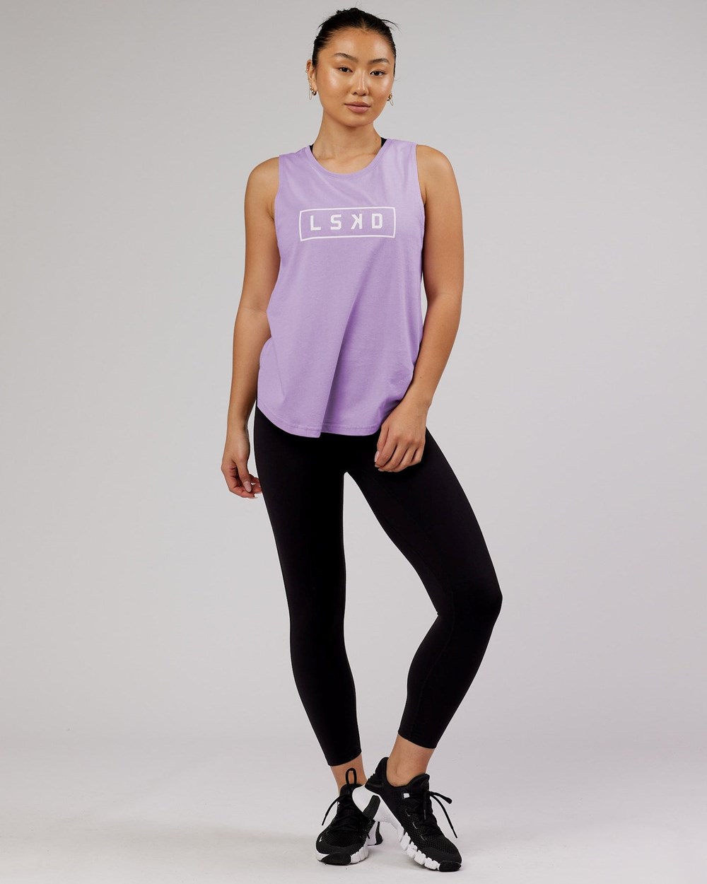 Pale Lilac LSKD Luna Tank | FY5437801