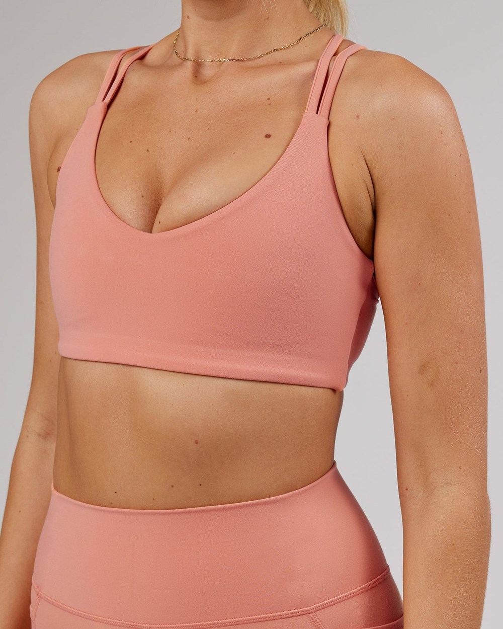 Peach LSKD Uplift Sports Bra | ZB3279106