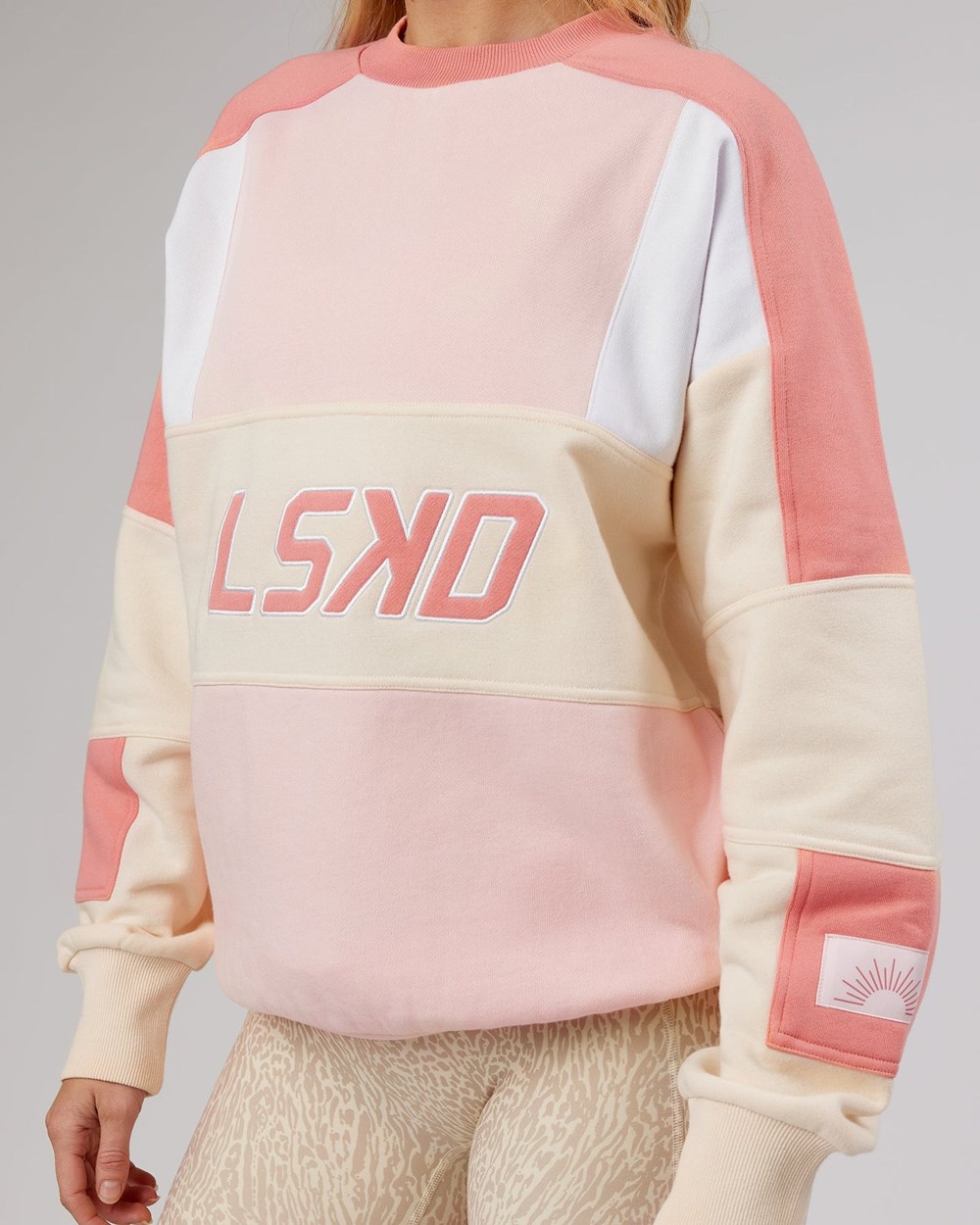 Peach Multi LSKD Slam Oversize Sweater | TQ9302457