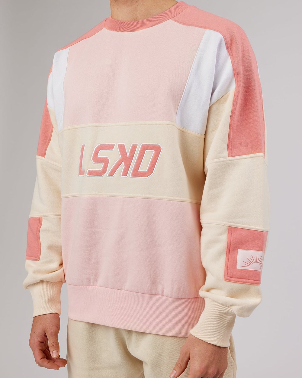 Peach Multi LSKD Slam Sweater Oversize | QU2381956